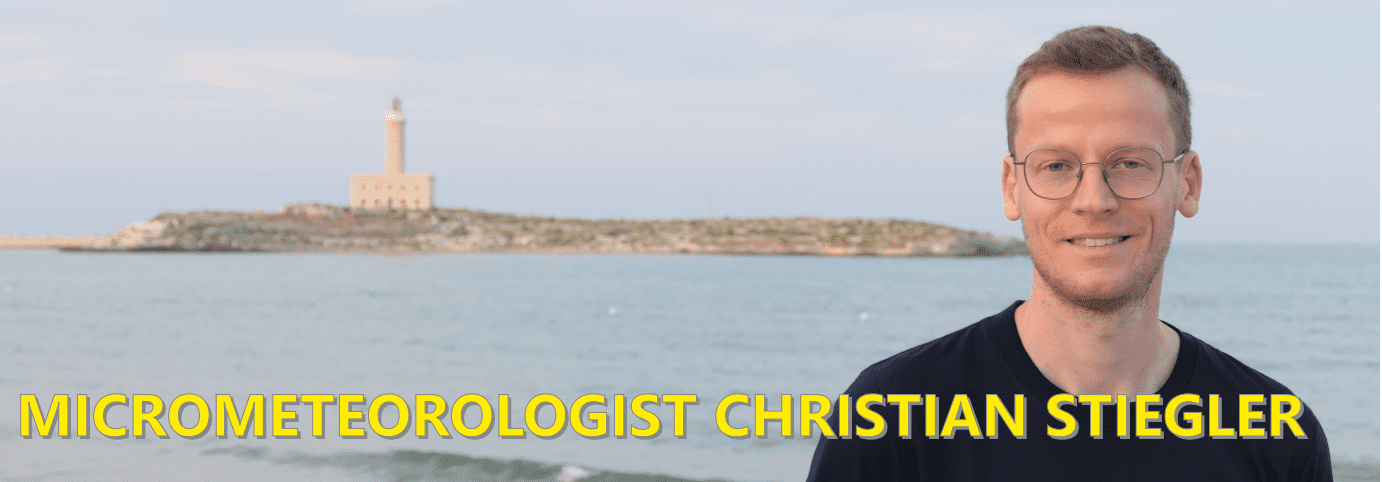 Micrometeorologist Christian Stiegler